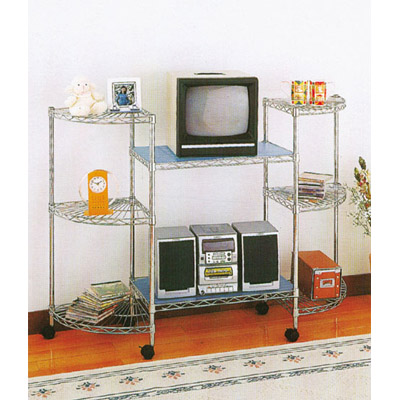 扇形电视组合架